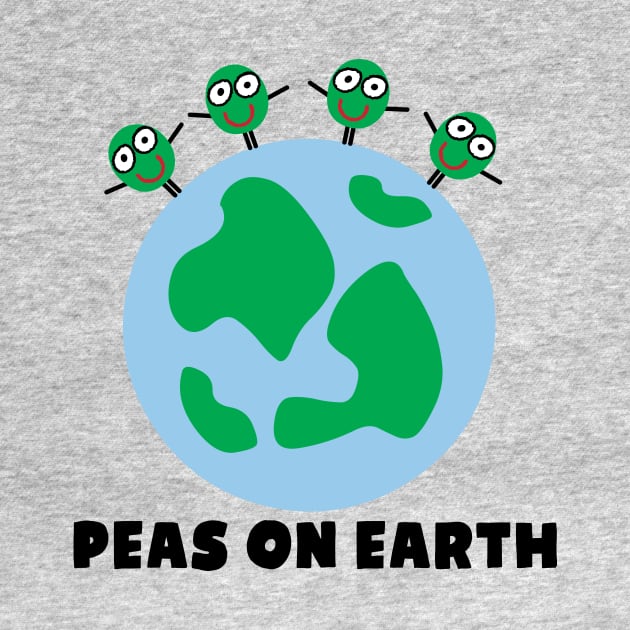 PEAS ON EARTH by toddgoldmanart